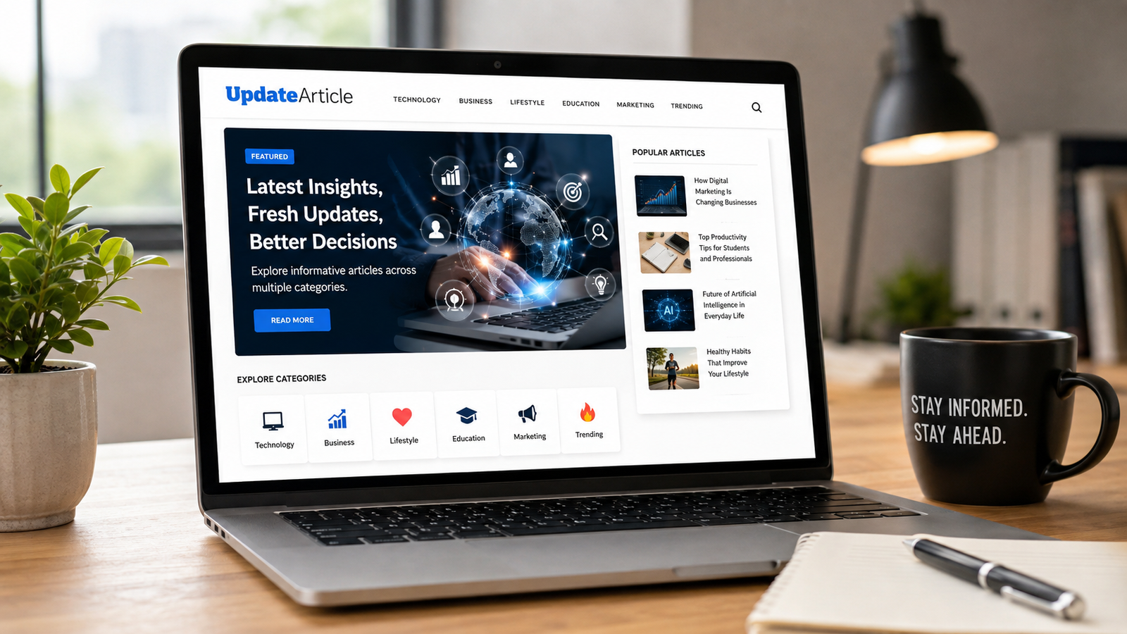 UpdateArticle.com: A Complete Guide to the Digital Publishing and Information Platform