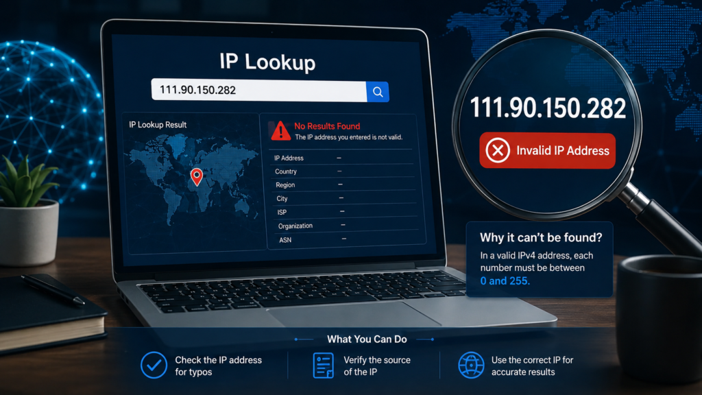 Can an IP Lookup Tool Find 111.90.150.282