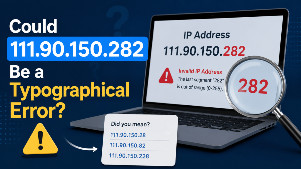 Could 111.90.150.282 Be a Typographical Error
