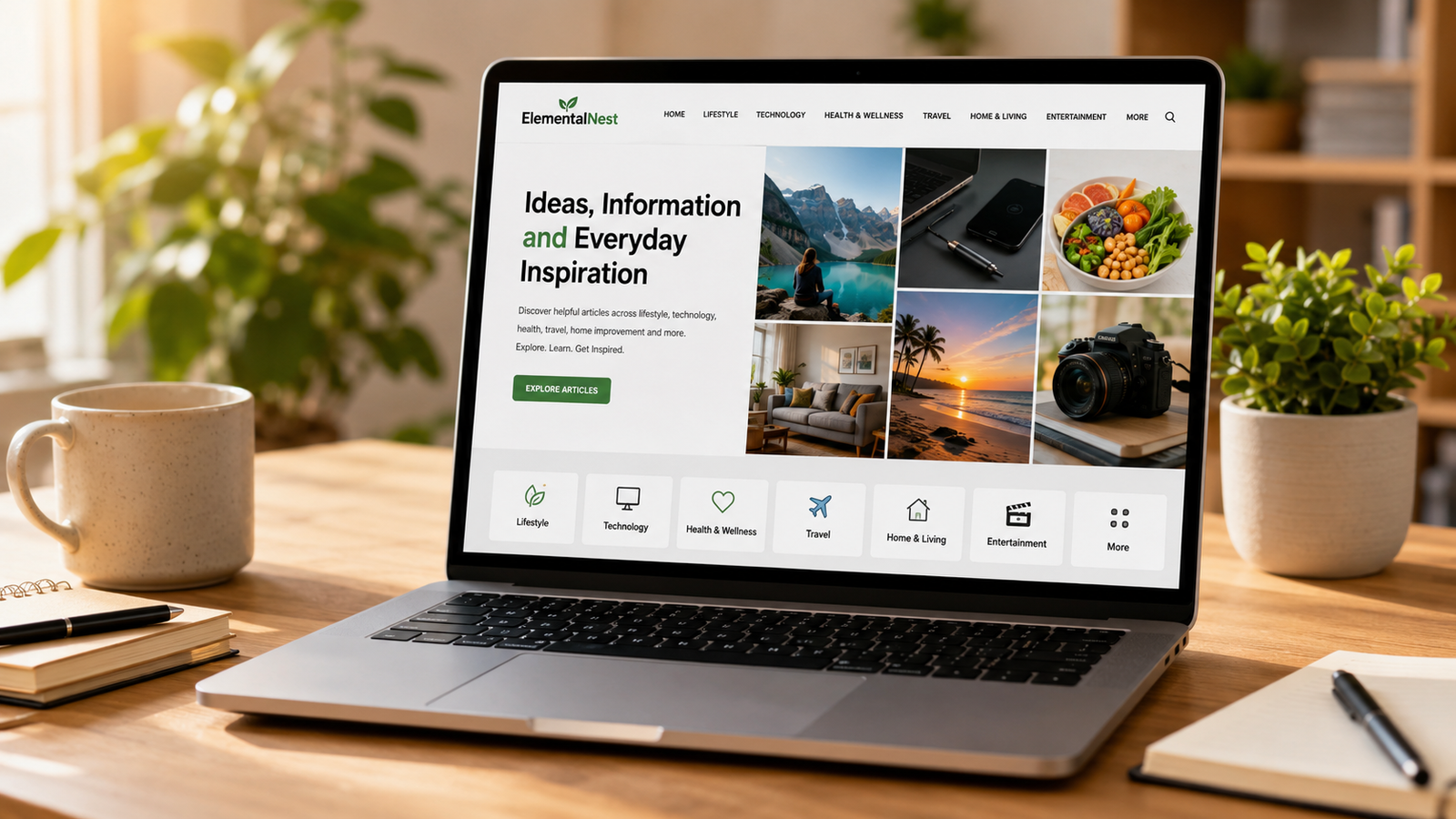 ElementalNest.com: Exploring a Diverse Website for Ideas, Information, and Everyday Inspiration